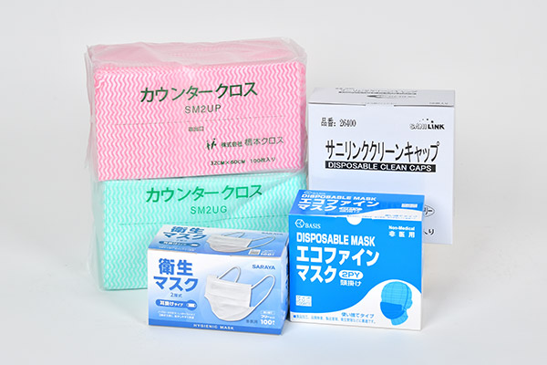 マスク・帽子・カウンタークロス